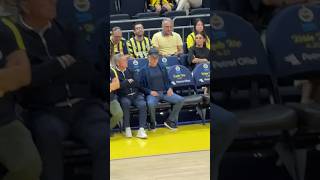 Hocamız Jose Mourinho da Olympiakos maçımızı izleyenler arasında 💛💙 [upl. by Ycnej]