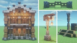 50 Minecraft Building Tips amp Tricks [upl. by Aroda]