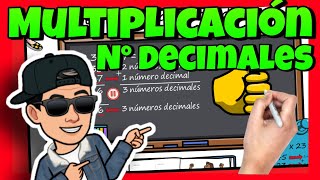 ✅ MULTIPLICACIÓN con NÚMEROS DECIMALES ❌ paso a paso para NIÑOS de PRIMARIA [upl. by Attlee219]