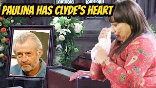 BIG SHOCKER Paulina has Clydes heart Clyde dies after running away Days spoilers on Peacock [upl. by Nerak]