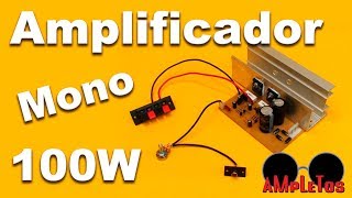 amplificador monofonico de 100W [upl. by Koralle]