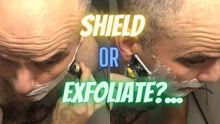 Gillette ProGlide Shield Razor Vs Gillette Labs Exfoliating Bar Razor [upl. by Rebak]