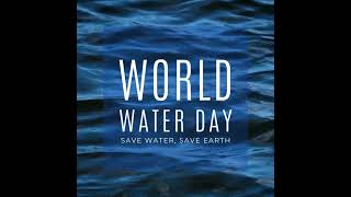 Blue Simple World Water Day [upl. by Auqinaj]