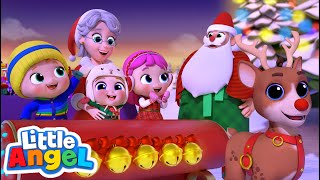 Santa Claus is Sick  We Wish You a Merry Christmas  LittleAngel Kids Songs amp Nursery Rhymes [upl. by Nemzaj276]