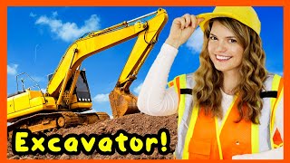 Excavator videos for children  Construction trucks for children  Trucks for children  Jugnu kids [upl. by Annodam668]