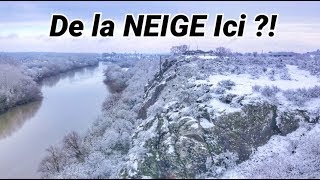 NEIGE Sur Angers   4K  Mavic PRO [upl. by Corrie]