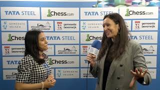 Divya Deshmukh beats Eline Roebers Round 8 [upl. by Linnet]