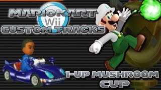 Mario Kart Wii Custom Tracks  Fire Luigi Cup [upl. by Yezdnil]