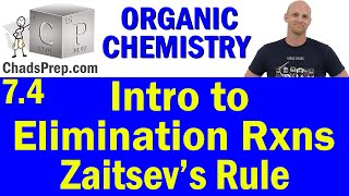 74 Introduction to Elimination Reactions Zaitsevs Rule and the Stability of Alkenes  OChemistry [upl. by Netsew]