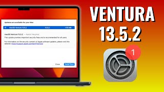 macOS Ventura 1352 Update  INSTALL IT NOW [upl. by Sunderland]