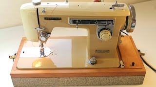 How to use a vintage sewing machine brother 345 [upl. by Moule]