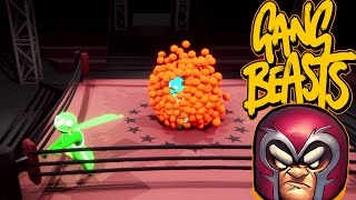 Gang Beasts  The Orange Magneto Father and Son Gameplay [upl. by Peria]