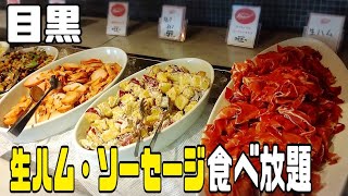 お肉屋さんの生ハム・ソーセージ食べ放題ランチ「バルマルシェコダマ 」（目黒）食べ放題 [upl. by Leinaj670]