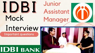 IDBI bank JAM Interview  Idbi junior assistant manager interview  PGDBF interview  PD Classes [upl. by Teria]