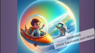 Kinderlied Deine Traumreise zum Mond  Das Gute Nacht Lied zum Hörspiel [upl. by Sussna27]