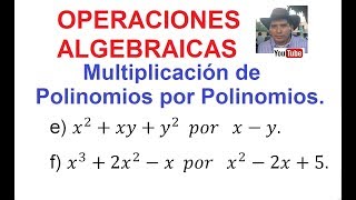 ef Multiplicación de Polinomios por Polinomios [upl. by Ordnajela]