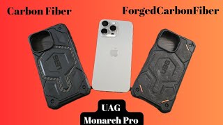 UAG Monarch Pro Case for iPhone 15 Pro Max Carbon FiberForgedCarbonFiber [upl. by Solitta521]