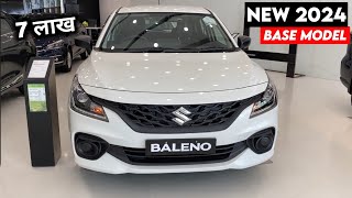 Baleno 2024 New Model  Maruti Baleno Base Model 2024  Price Specification Review [upl. by Theobald]