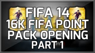 FIFA 14 Ultimate Team Web App  16K FIFA Point Pack Opening  Part 1 [upl. by Ecyt]