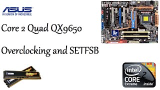 Intel Core 2 Quad QX9650 Extreme Overclocked to 42ghz on air and SETFSB [upl. by Aivlys]