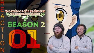 SOS Bros React  Ascendance of a Bookworm Season 2 Episode 1  Apprentice Priestess [upl. by Ainahs]