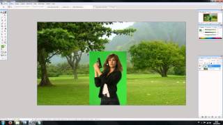 Tutoriel  incrustation dimage dans Photoshop 7 [upl. by Rahmann]