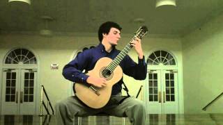 John Dowland  Lachrimae Pavane Josh Moore guitarist [upl. by Alarise]