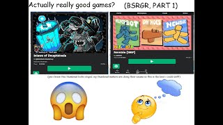 BSRGR  Bite sized roblox game reviews PART 1 [upl. by Trauts346]