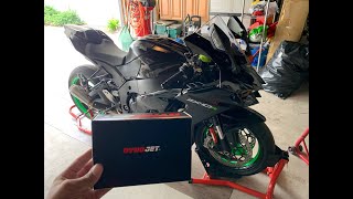 2021 Kawasaki Ninja ZX10r Power Commander V Install [upl. by Aniat]