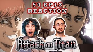 SHOWING my SISTER ATTACK ON TITAN 04x13 Reaction Poor Nicolo😣 [upl. by Alema506]