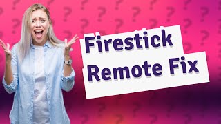 Why wont my Firestick remote turn my TV on and off [upl. by Marie-Jeanne]