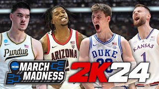 How to Play NCAA March Madness in NBA 2K24 [upl. by Neysa]