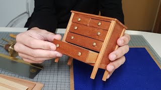 Chest of drawers  miniature tutorial [upl. by Xino389]