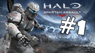 Halo Spartan Assault Walkthrough Part 1 Gameplay Review Lets Play Playthrough PC HD [upl. by Ellimahs]