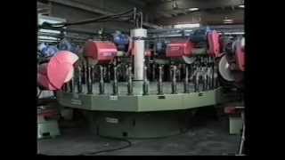 Continuous rotary table buffing machine [upl. by Elaynad]