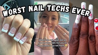 EXPOSING Nail Techs from HELLLL 🫣Nail Salon HORROR Stories [upl. by Lledniuq]