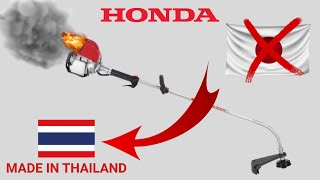 Honda 25cc Bent Shaft Line Trimmer is Not Made In Japan Any More [upl. by Adnovad]