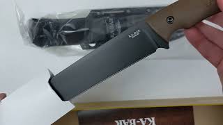 KaBar Jarosz Camp Turok Knife 7511 [upl. by Assillim]