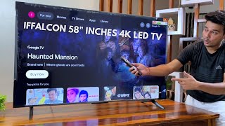 Best Smart Android TV  Iffalcon U62 4K Smart LED TV Unboxing amp Review  Smart TV [upl. by Chiquia96]