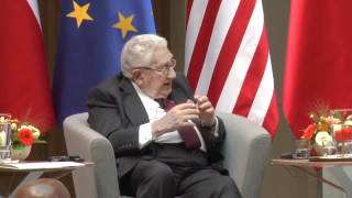 SikorskiKissinger debate on Europe [upl. by Aneerehs]