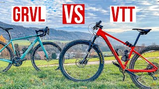 Gravel ou Vtt  qui va le plus vite  💡Avantages et inconvénients des deux vélos 💪 [upl. by Biggs903]