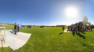 USAFA Prep School Graduation Parade  360 VR pt 3 [upl. by Amelina36]