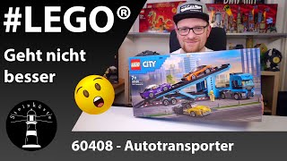 Absolut GEWALTIG das BESTE seit Jahren  LEGO® City 60408 Autotransporter mit Sportwagen [upl. by Analad]