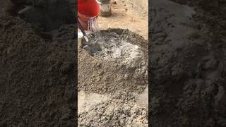 Cement mortar mix for blockwork building construction shorts [upl. by Esdnil]