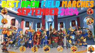 Best Open Field Marches  September 2024 Rise of Kingdoms Optimusprimal Gaming [upl. by Courtenay]