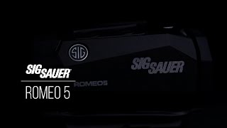 Sig Sauer ROMEO 5  présentation de ce viseur pointrouge [upl. by Aruat]