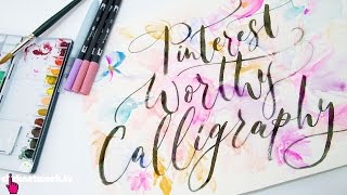 Pinterest Worthy Calligraphy  Xiaxues Guide To Life EP196 [upl. by Furgeson318]