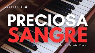 Preciosa Sangre  César Darío  Piano Tutorial [upl. by Ayrolg]