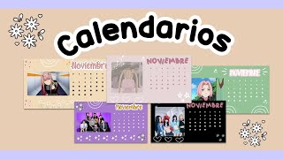 Calendarios DESCARGABLES del mes de NOVIEMBRE 2022 [upl. by Meerak179]