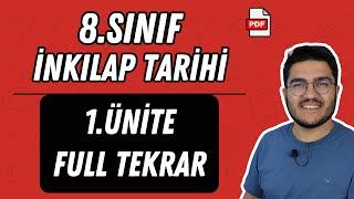 8Sınıf İnkılap Tarihi 1Ünite Full Tekrar [upl. by Nnayllas]